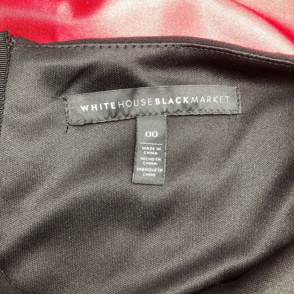 ⭐️NEW⭐️White House Black Market (WHBM) Black 3/4 Bell Sleeve Sheath Dress - Picture 5 of 11